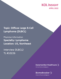 Diffuse Large B-Cell Lymphoma (DLBCL) KOL Interview – US