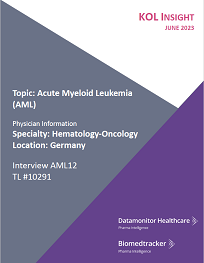Acute Myeloid Leukemia (AML) KOL Interview - Germany