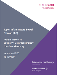 Inflammatory Bowel Disease KOL Interview - Germany
